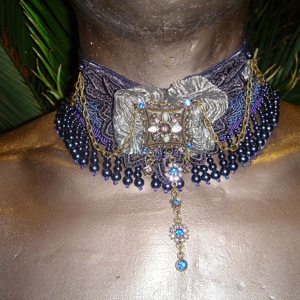 Midnight Blue Choker - image 1